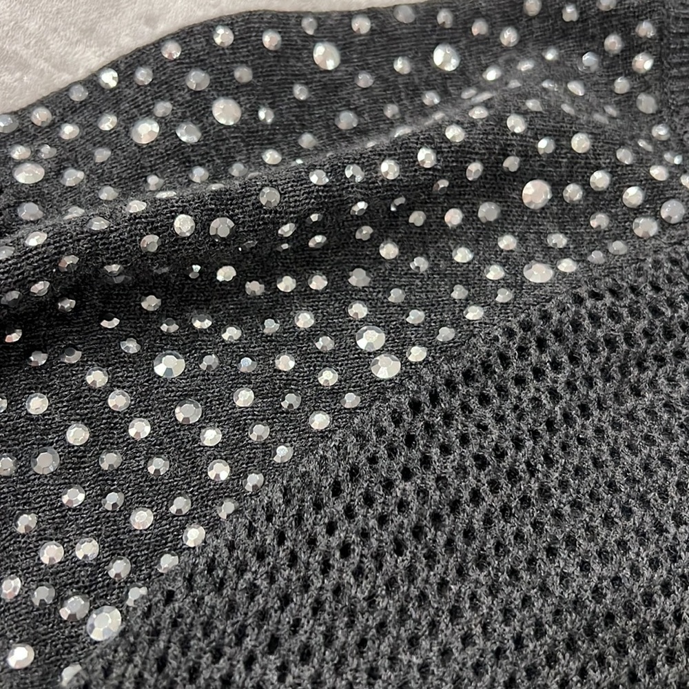 STUDS AND NET SWEATER - Picture 2 of 5